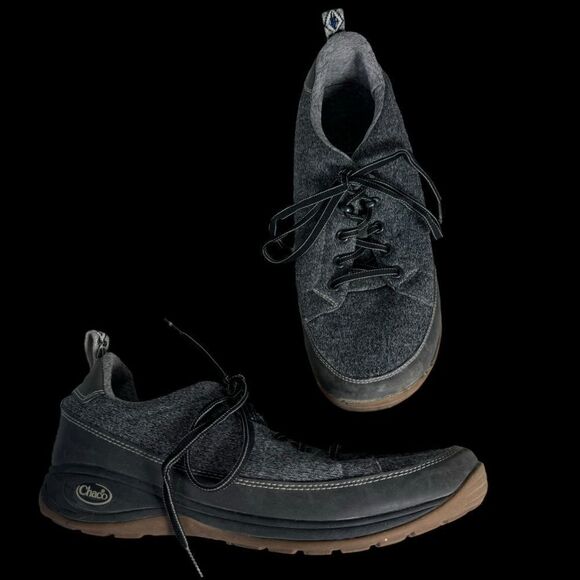 Chaco Kanarra 2.0 Grey Lace Up Walking Sneakers Sz 10 - Picture 2 of 7